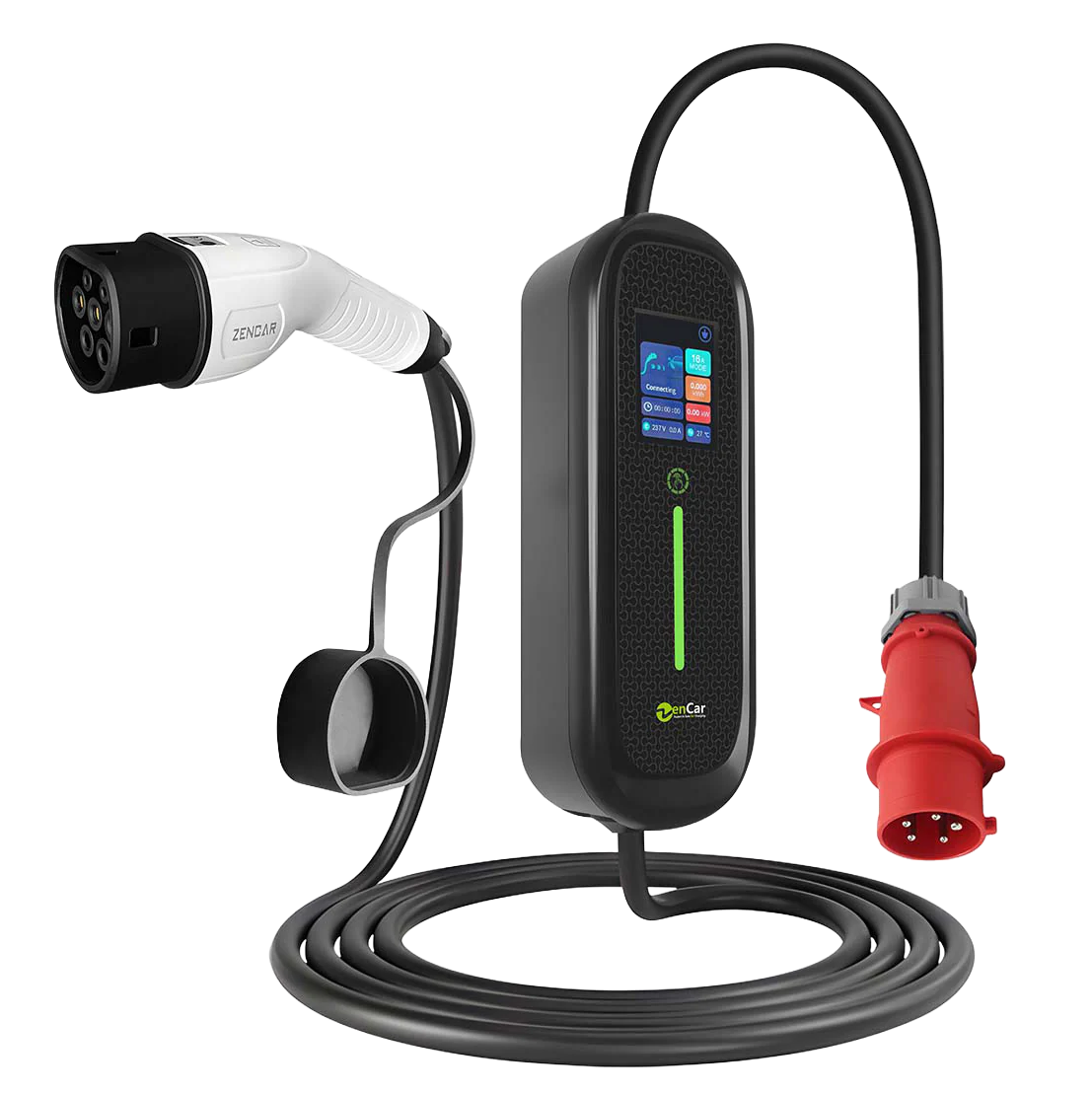 Zencar C30 - 22kw - Type 2 - Portable Charger - 5M